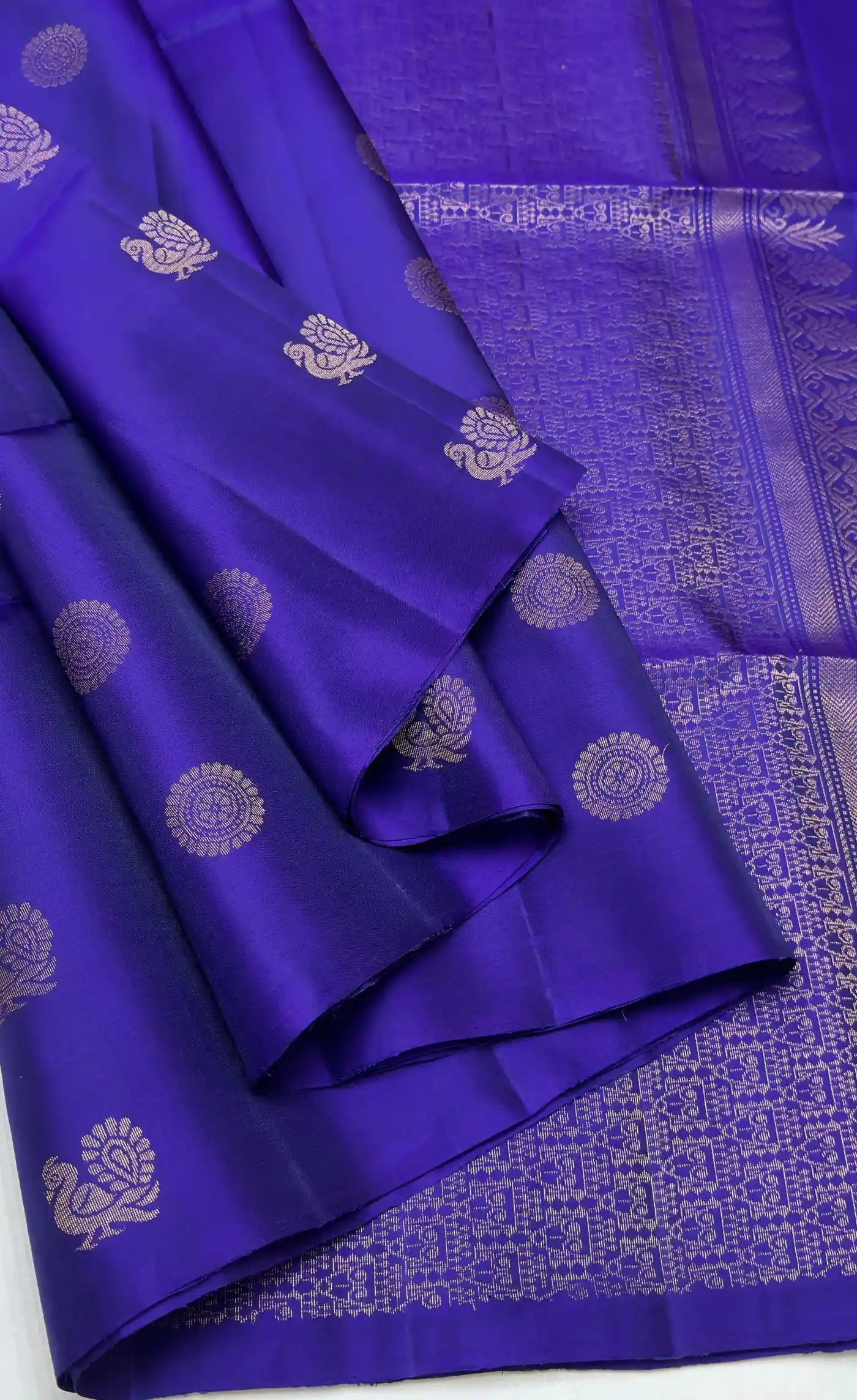 Peacock Design Kanchipuram Soft Silk